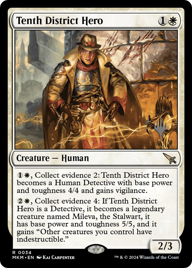 Tenth District Hero (Promo Pack) [Murders at Karlov Manor Promos] | Empire Gaming NC