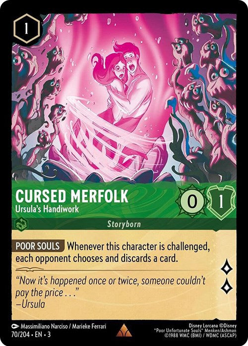 Cursed Merfolk - Ursula's Handiwork (70/204) [Into the Inklands] | Empire Gaming NC