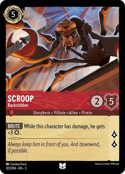 Scroop - Backstabber (122/204) [Into the Inklands] | Empire Gaming NC