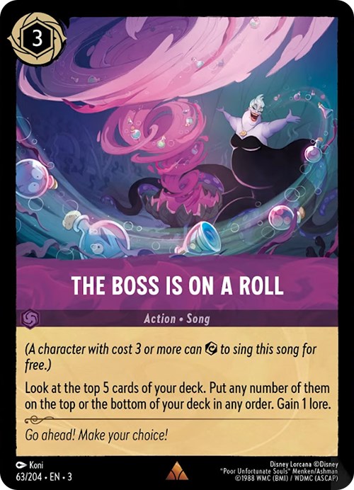 The Boss is on a Roll (63/204) [Into the Inklands] | Empire Gaming NC