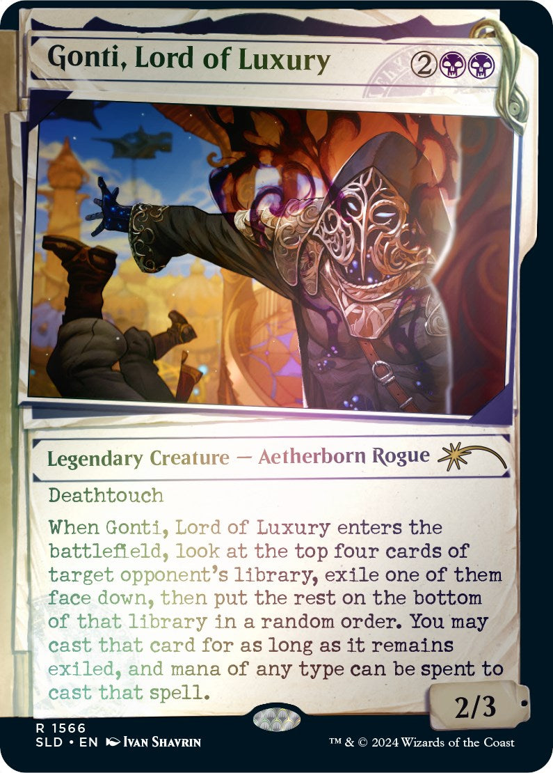 Gonti, Lord of Luxury (Rainbow Foil) [Secret Lair Drop Series] | Empire Gaming NC