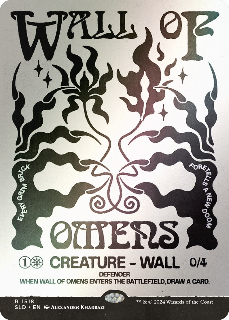 Wall of Omens (Rainbow Foil) [Secret Lair Drop Series] | Empire Gaming NC