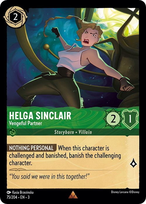 Helga Sinclair - Vengeful Partner (75/204) [Into the Inklands] | Empire Gaming NC