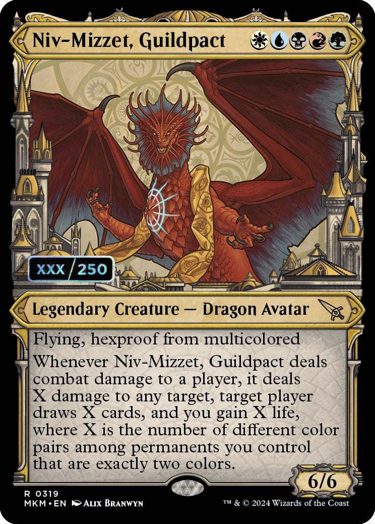 Niv-Mizzet, Guildpact (Serialized) [Murders at Karlov Manor] | Empire Gaming NC