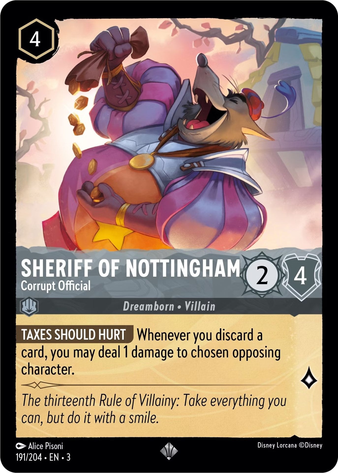Sheriff of Nottingham - Corrupt Official (191/204) [Into the Inklands] | Empire Gaming NC