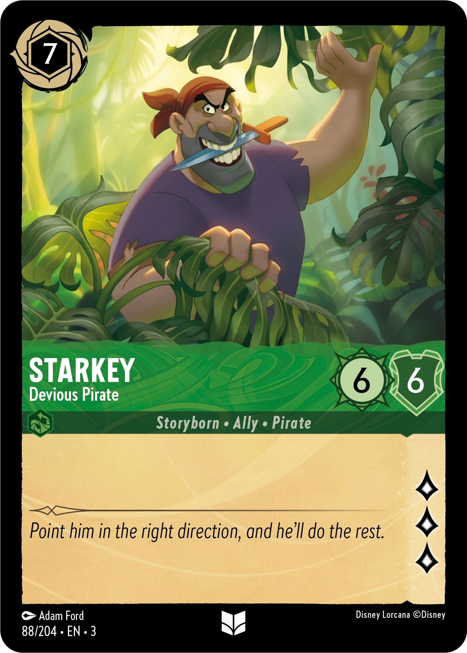Starkey - Devious Pirate (88/204) [Into the Inklands] | Empire Gaming NC