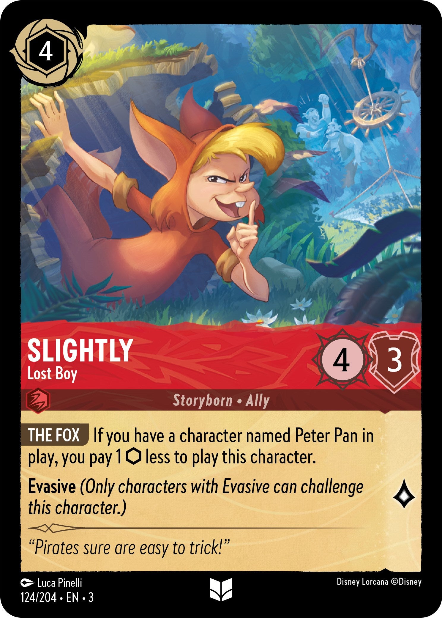 Slightly - Lost Boy (124/204) [Into the Inklands] | Empire Gaming NC