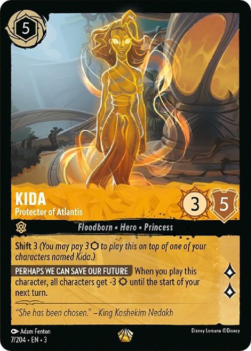 Kida - Protector of Atlantis (7/204) [Into the Inklands] | Empire Gaming NC