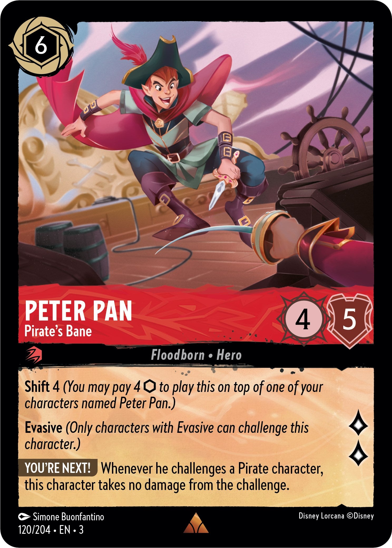 Peter Pan - Pirate's Bane (120/204) [Into the Inklands] | Empire Gaming NC