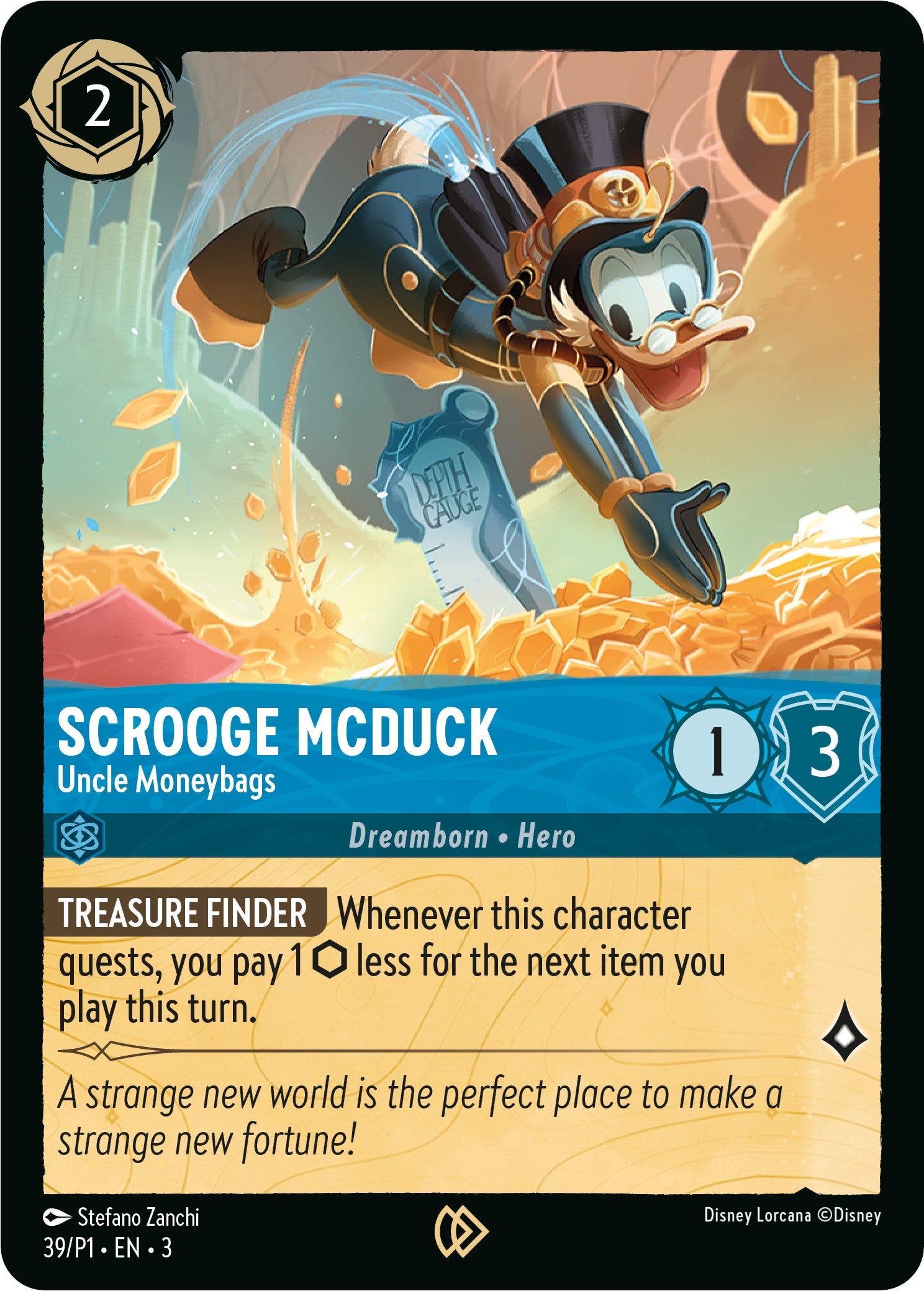 Scrooge McDuck - Uncle Moneybags (39) [Promo Cards] | Empire Gaming NC