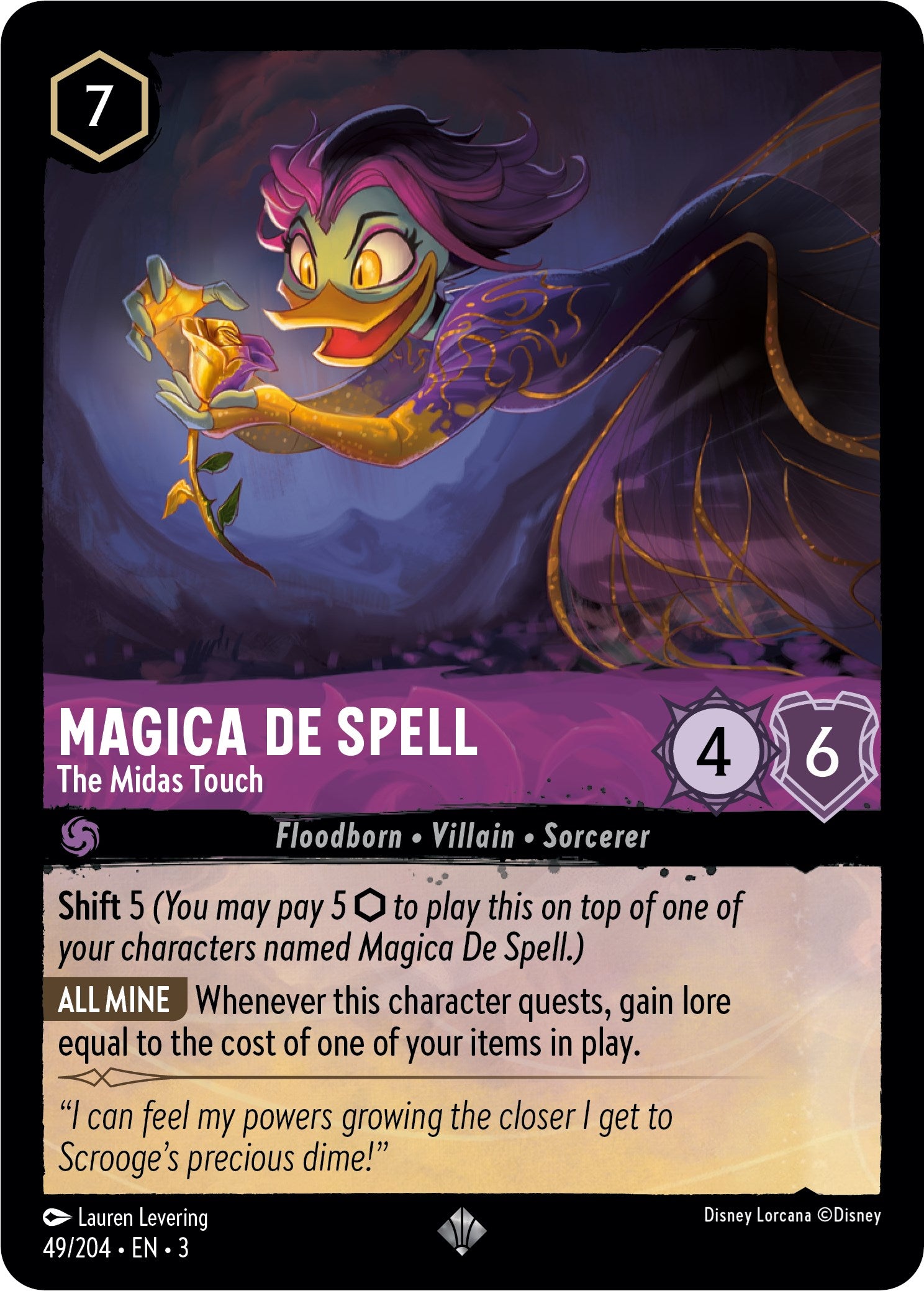 Magica De Spell - The Midas Touch (49/204) [Into the Inklands] | Empire Gaming NC