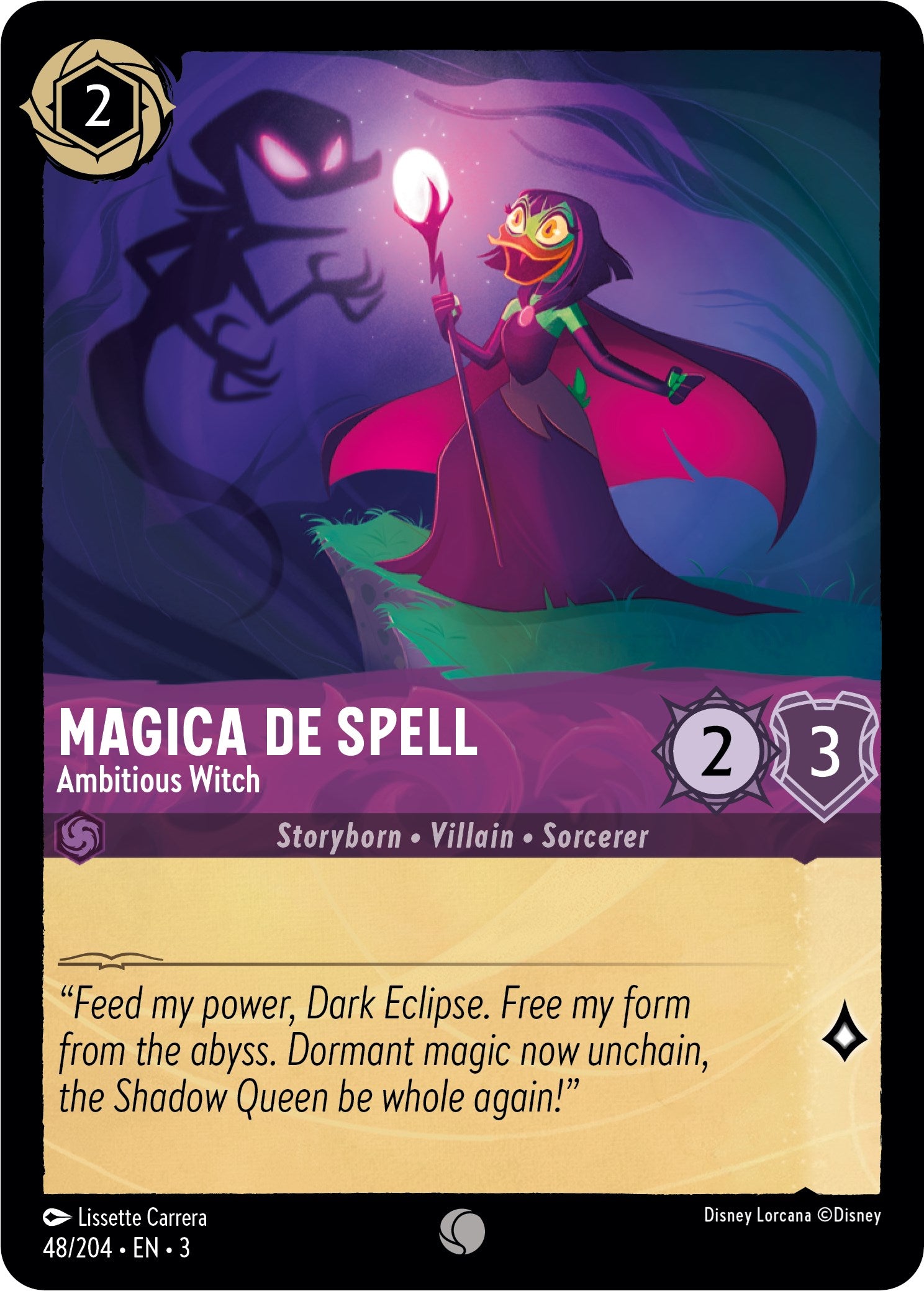 Magica De Spell - Ambitious Witch (48/204) [Into the Inklands] | Empire Gaming NC