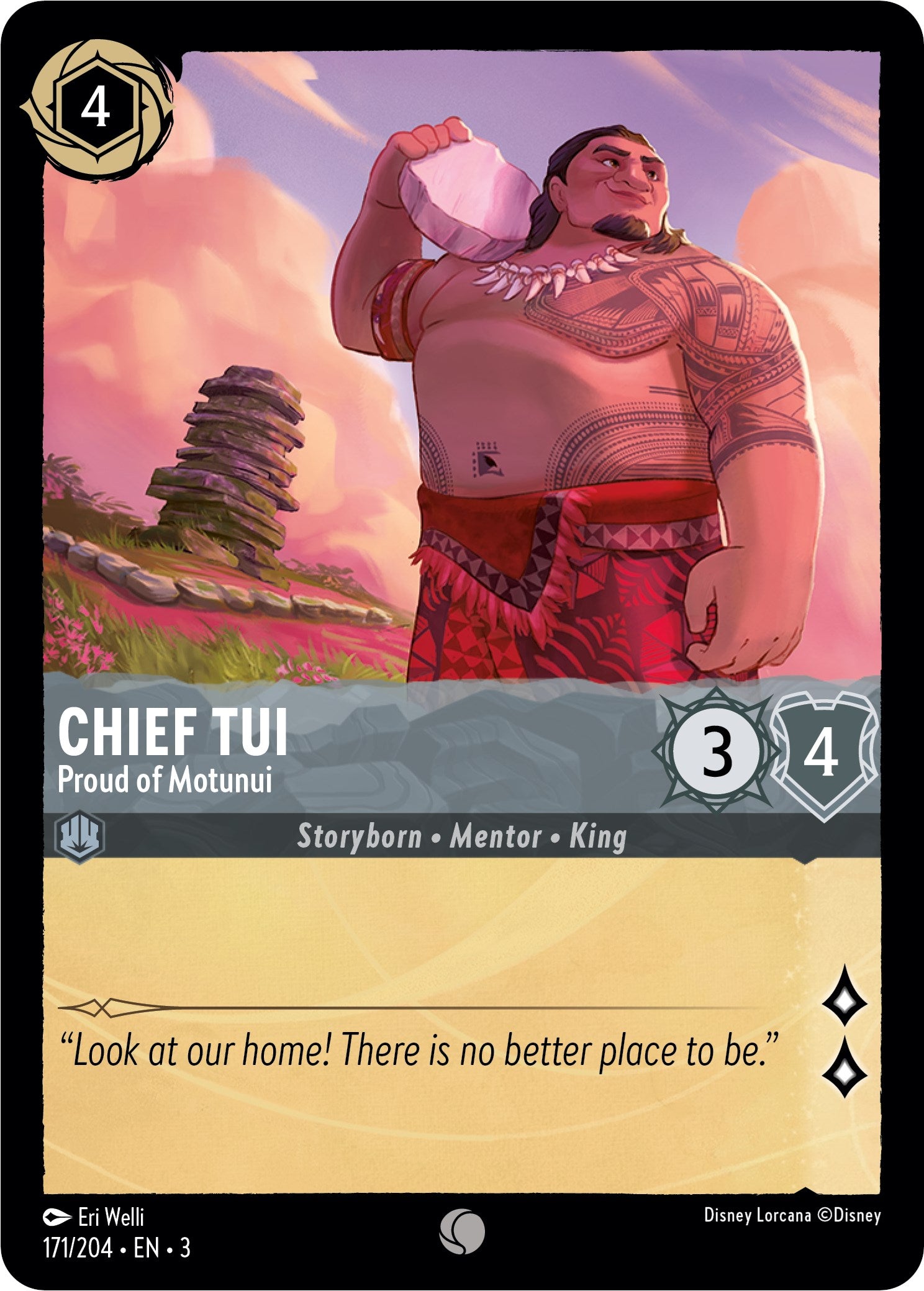 Chief Tui - Proud of Motunui (171/204) [Into the Inklands] | Empire Gaming NC