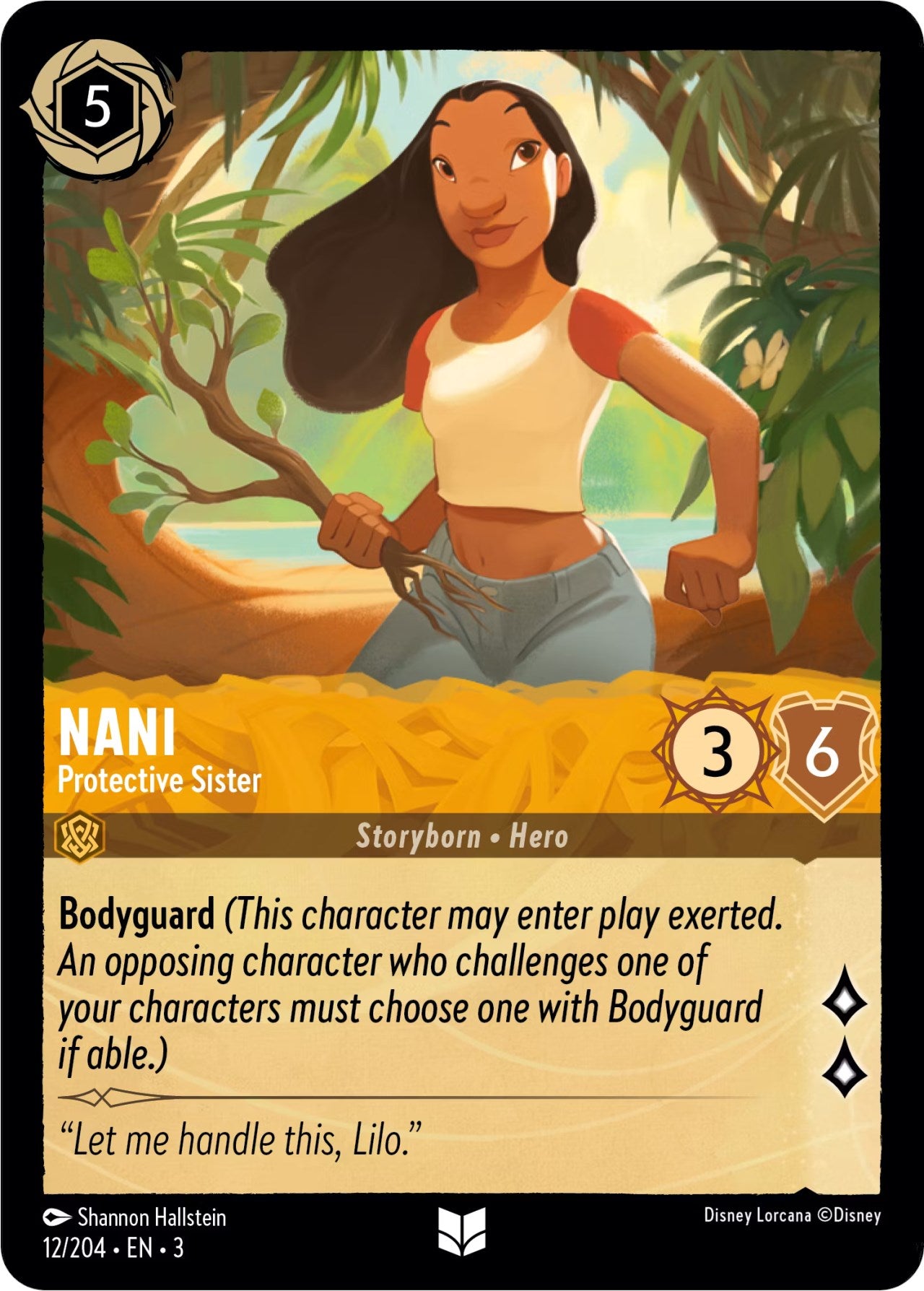 Nani - Protective Sister (12/204) [Into the Inklands] | Empire Gaming NC