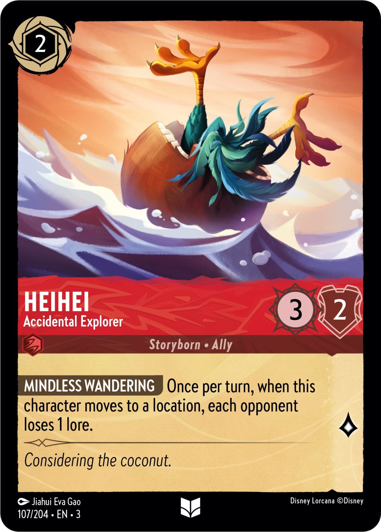 HeiHei - Accidental Explorer (107/204) [Into the Inklands] | Empire Gaming NC