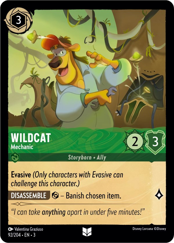 Wildcat - Mechanic (92/204) [Into the Inklands] | Empire Gaming NC