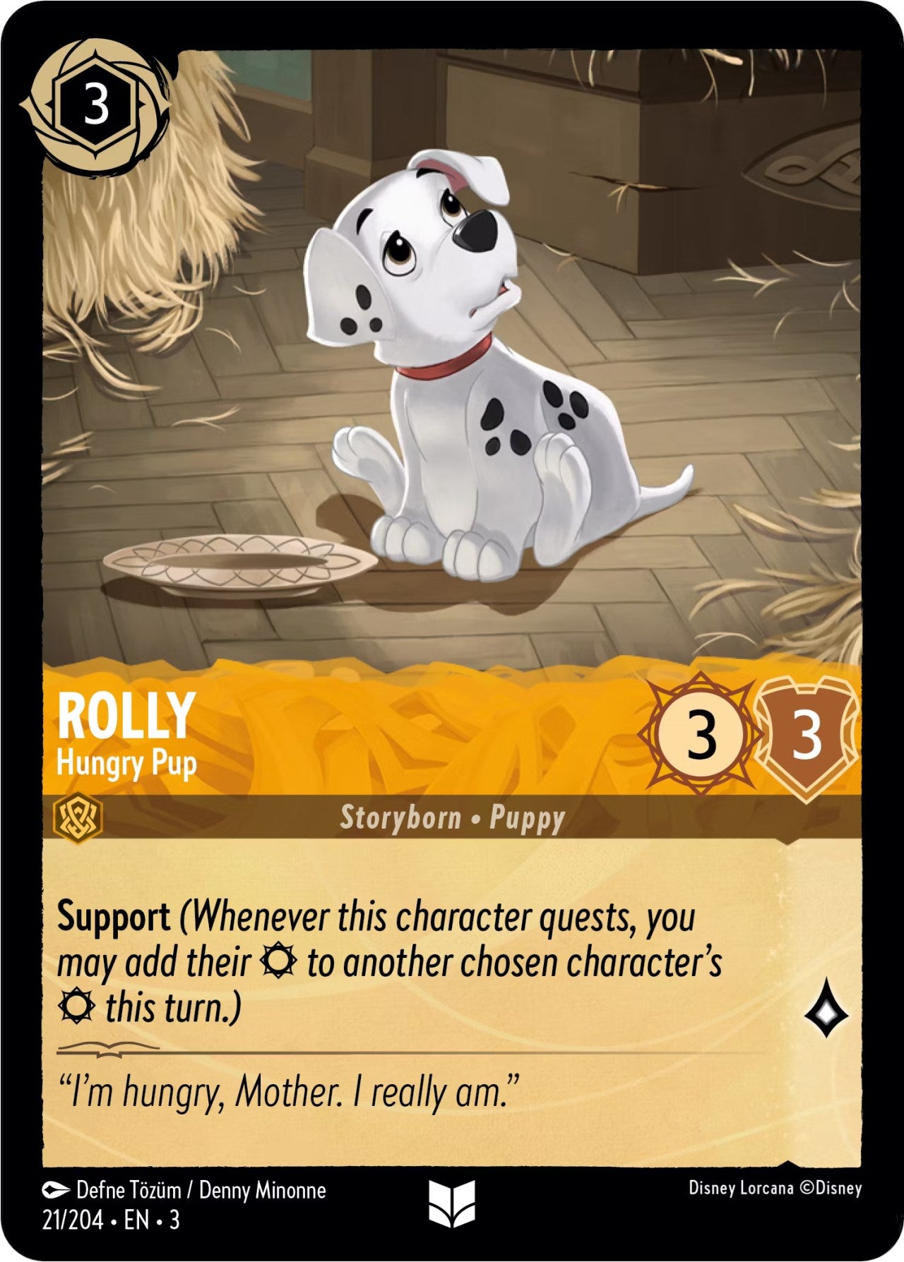 Rolly - Hungry Pup (21/204) [Into the Inklands] | Empire Gaming NC