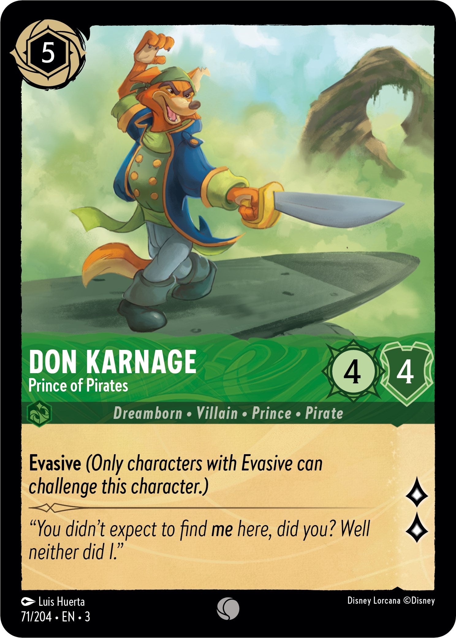 Don Karnage - Prince of Pirates (71/204) [Into the Inklands] | Empire Gaming NC