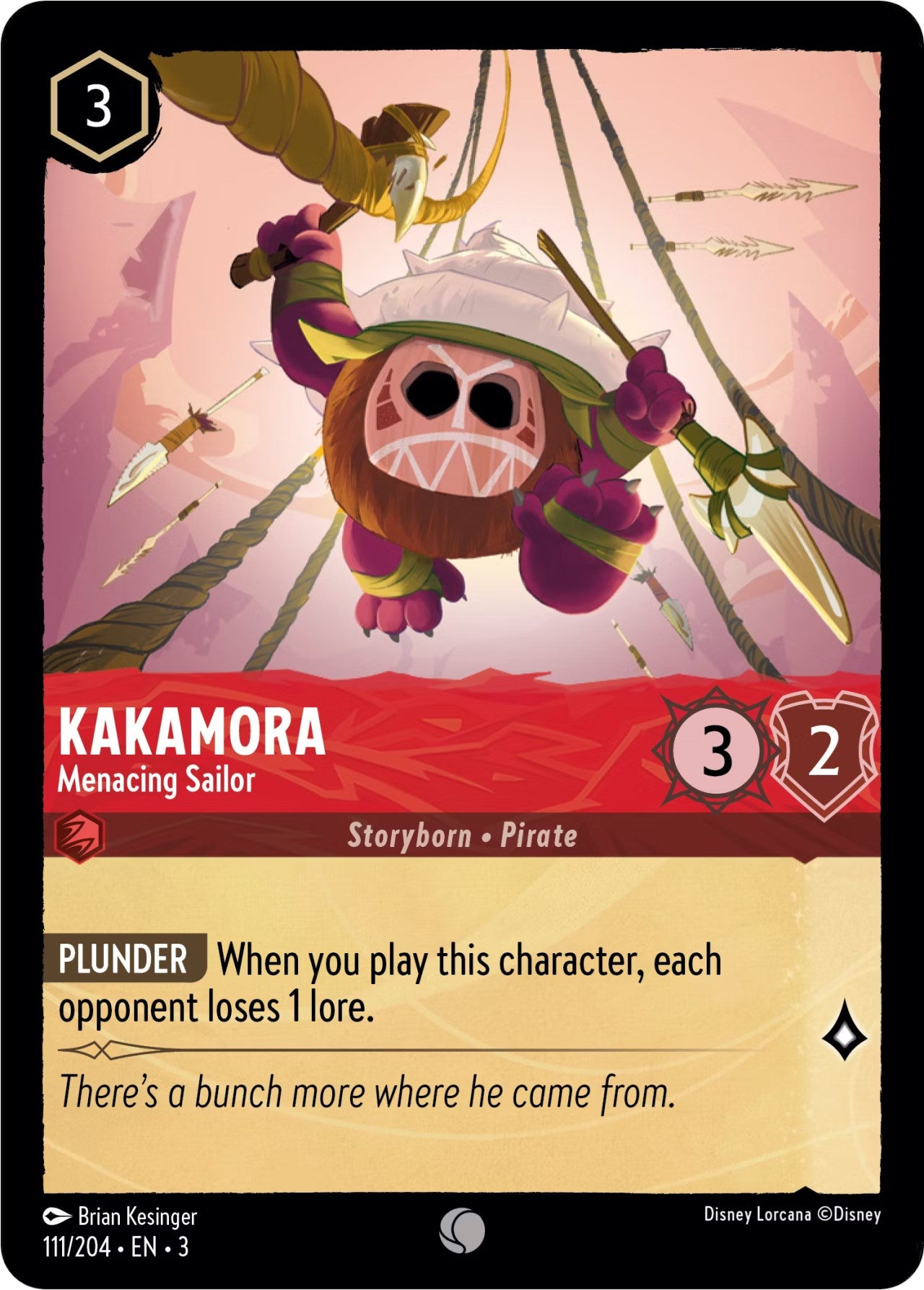 Kakamora - Menacing Sailor (111/204) [Into the Inklands] | Empire Gaming NC