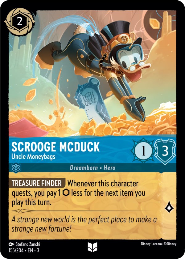 Scrooge McDuck - Uncle Moneybags (155/204) [Into the Inklands] | Empire Gaming NC
