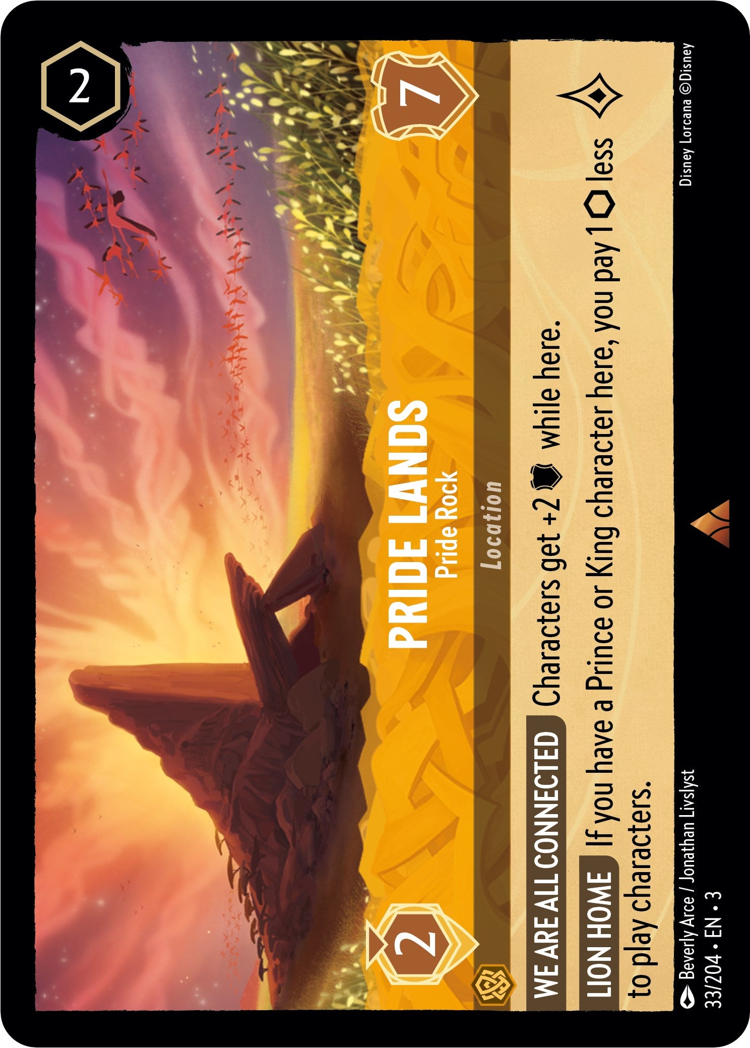Pride Lands - Pride Rock (33/204) [Into the Inklands] | Empire Gaming NC