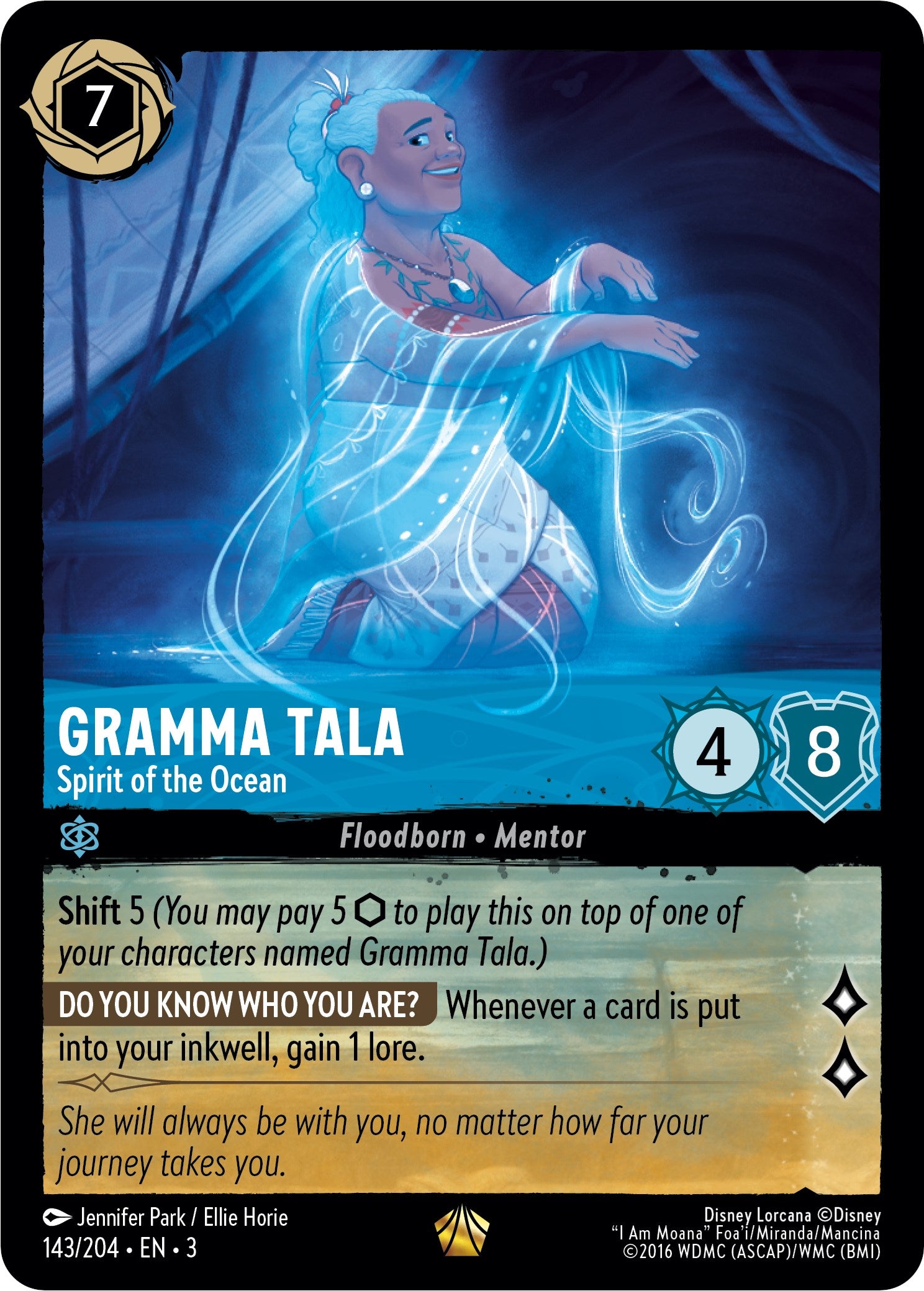 Gramma Tala - Spirit of the Ocean (143/204) [Into the Inklands] | Empire Gaming NC
