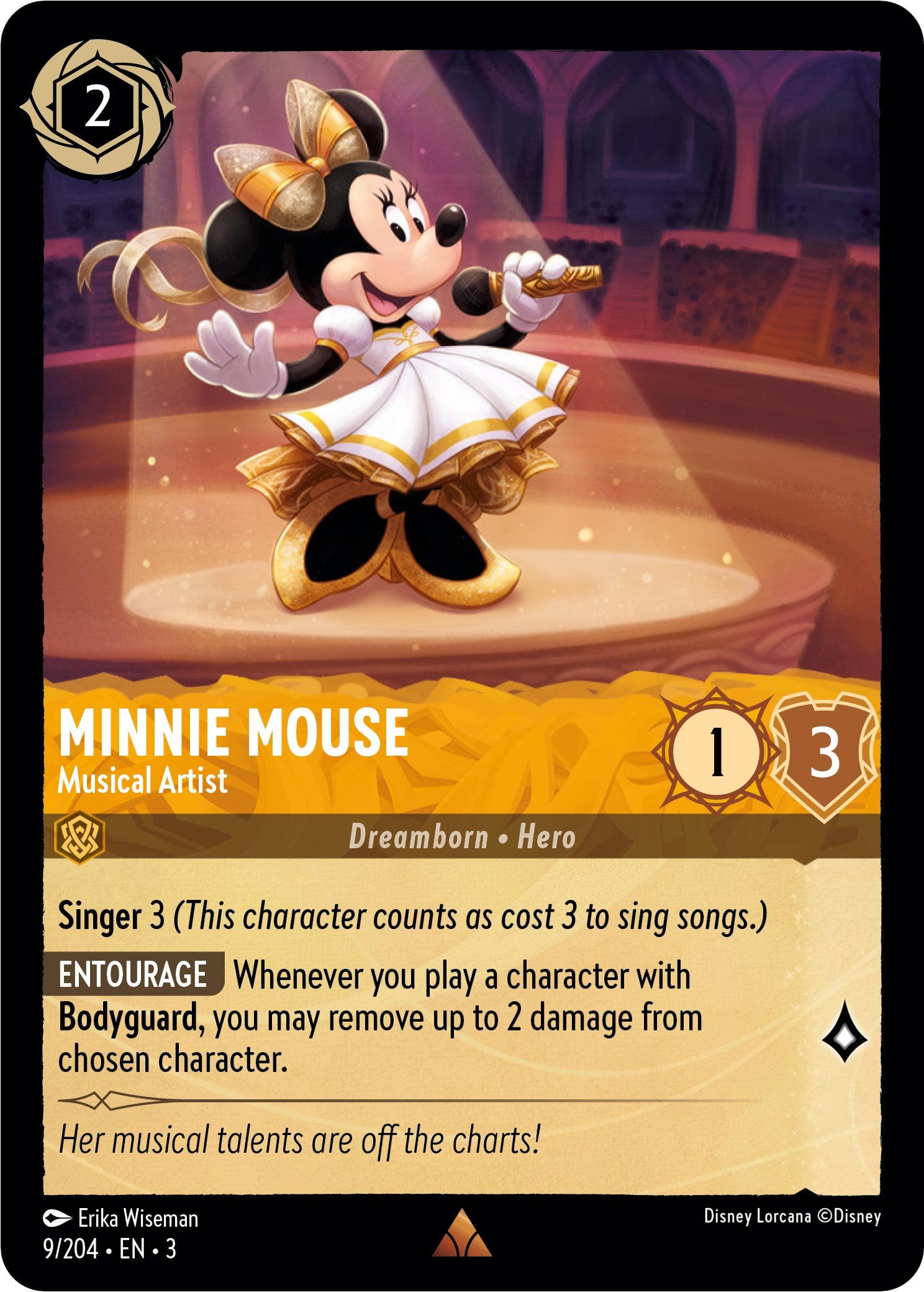 Minnie Mouse - Musical Artist (9/204) [Into the Inklands] | Empire Gaming NC