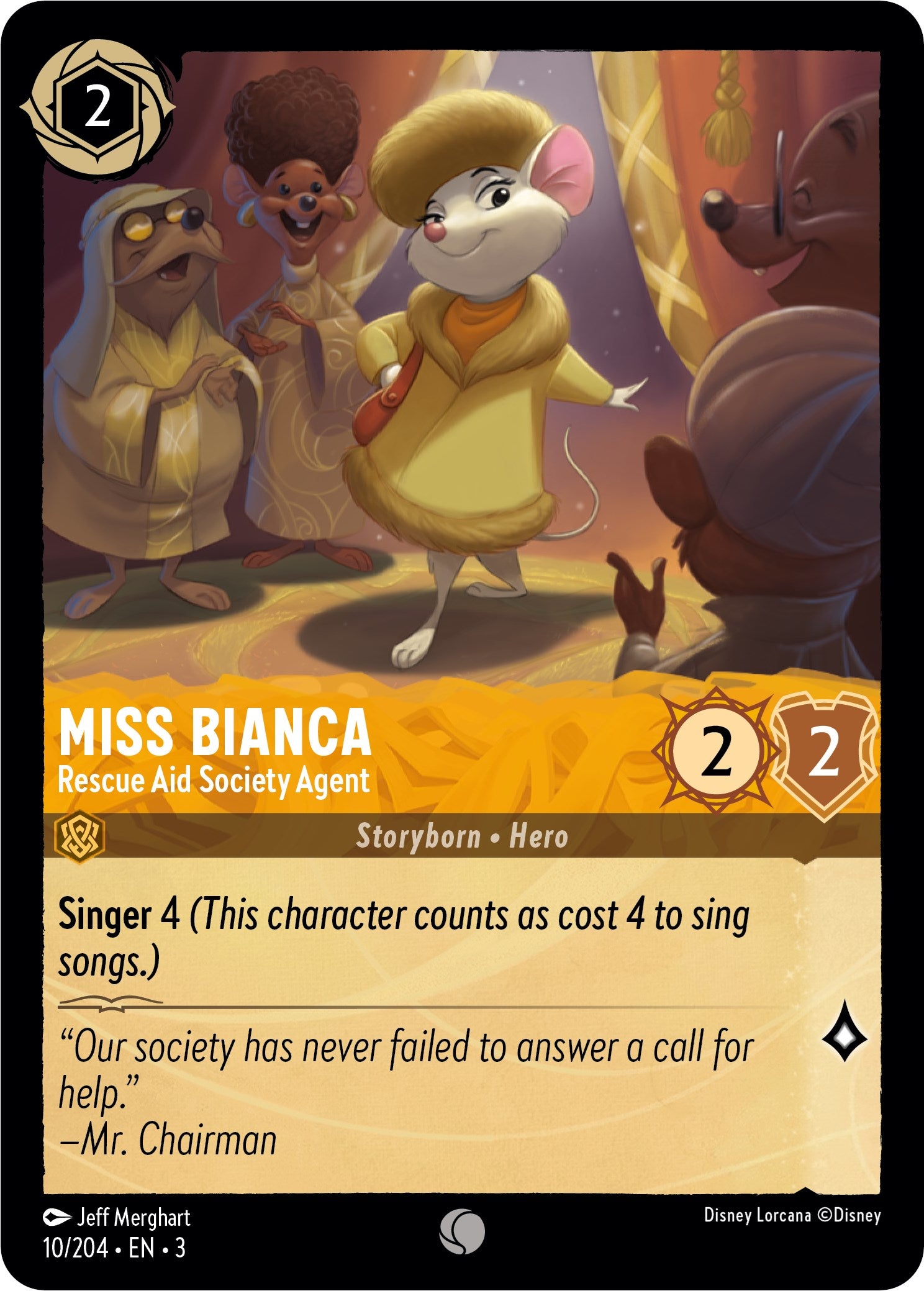 Miss Bianca - Rescue Aid Society Agent (10/204) [Into the Inklands] | Empire Gaming NC