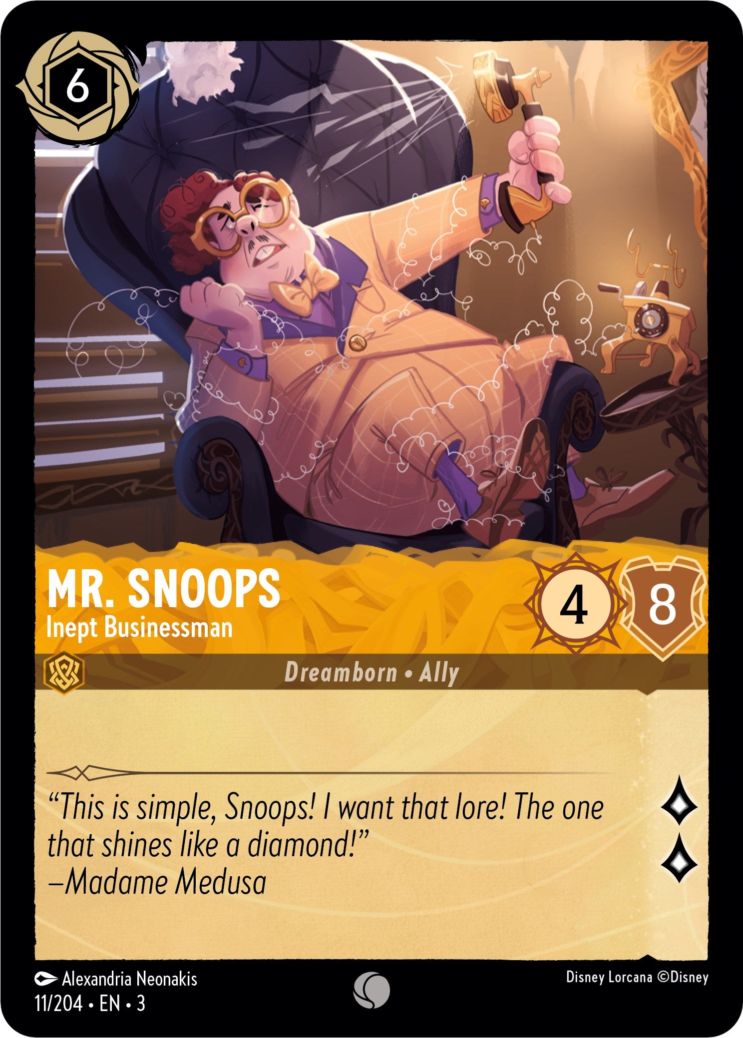 Mr. Snoops - Inept Businessman (11/204) [Into the Inklands] | Empire Gaming NC