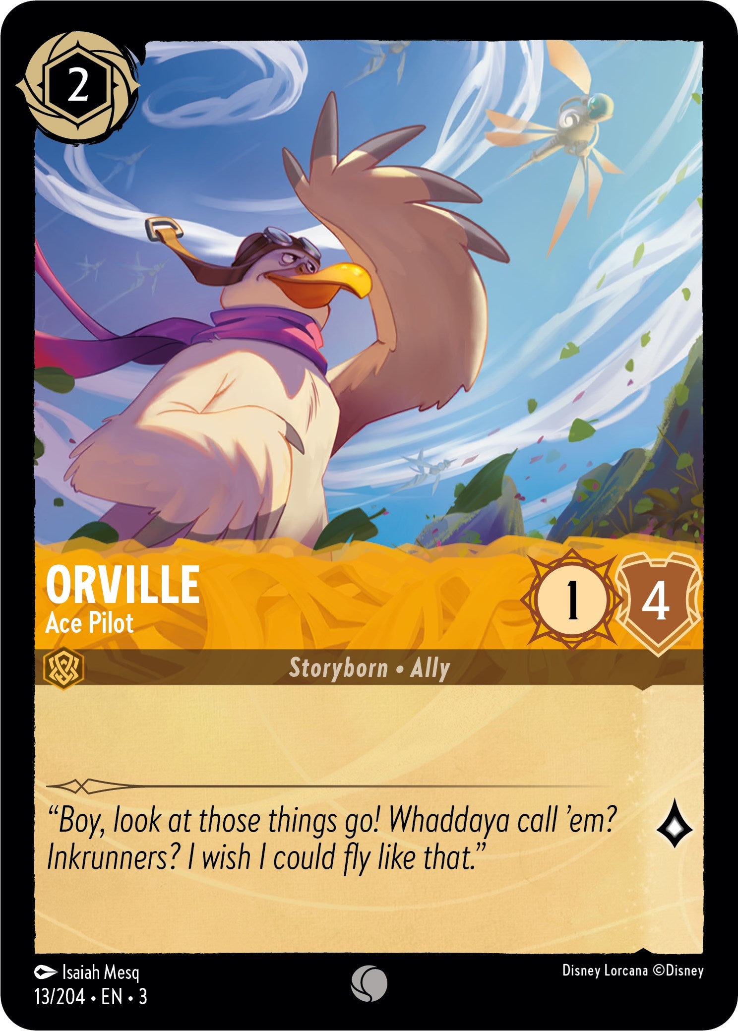 Orville - Ace Pilot (13/204) [Into the Inklands] | Empire Gaming NC