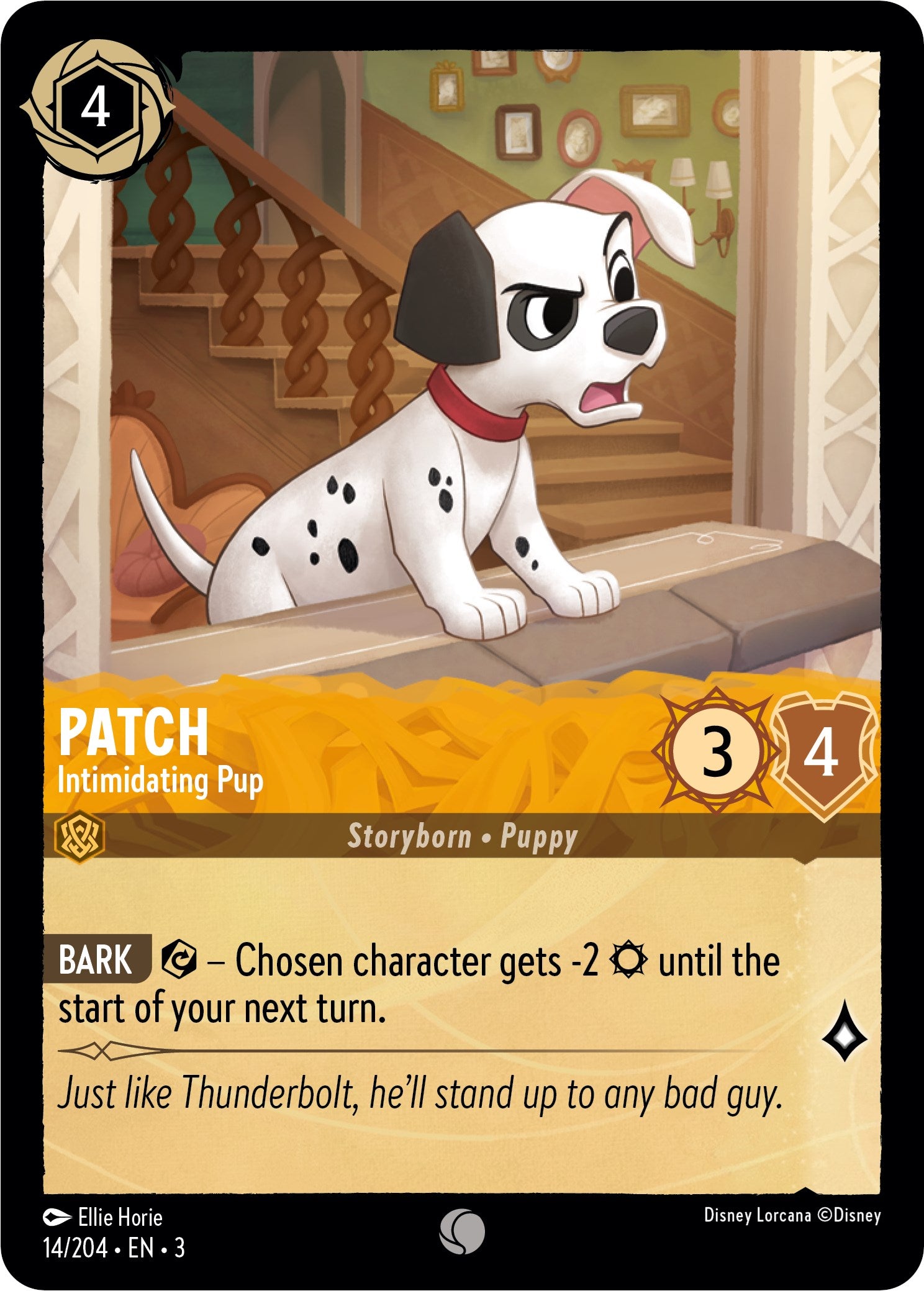 Patch - Intimidating Pup (14/204) [Into the Inklands] | Empire Gaming NC