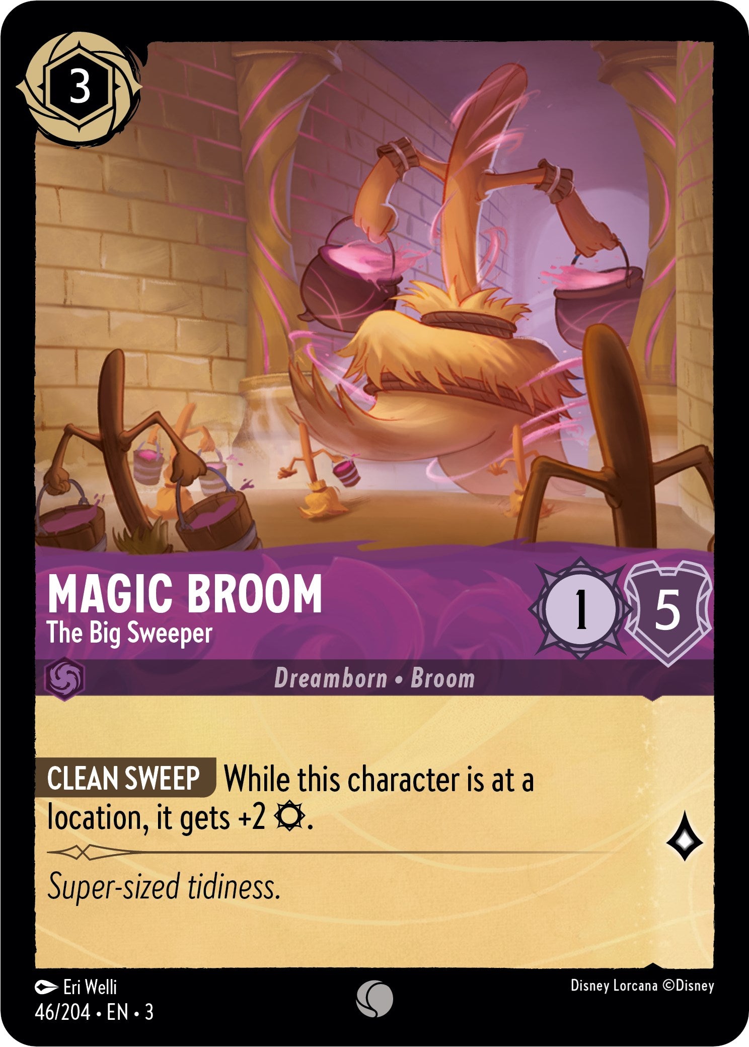 Magic Broom - The Big Sweeper (46//204) [Into the Inklands] | Empire Gaming NC