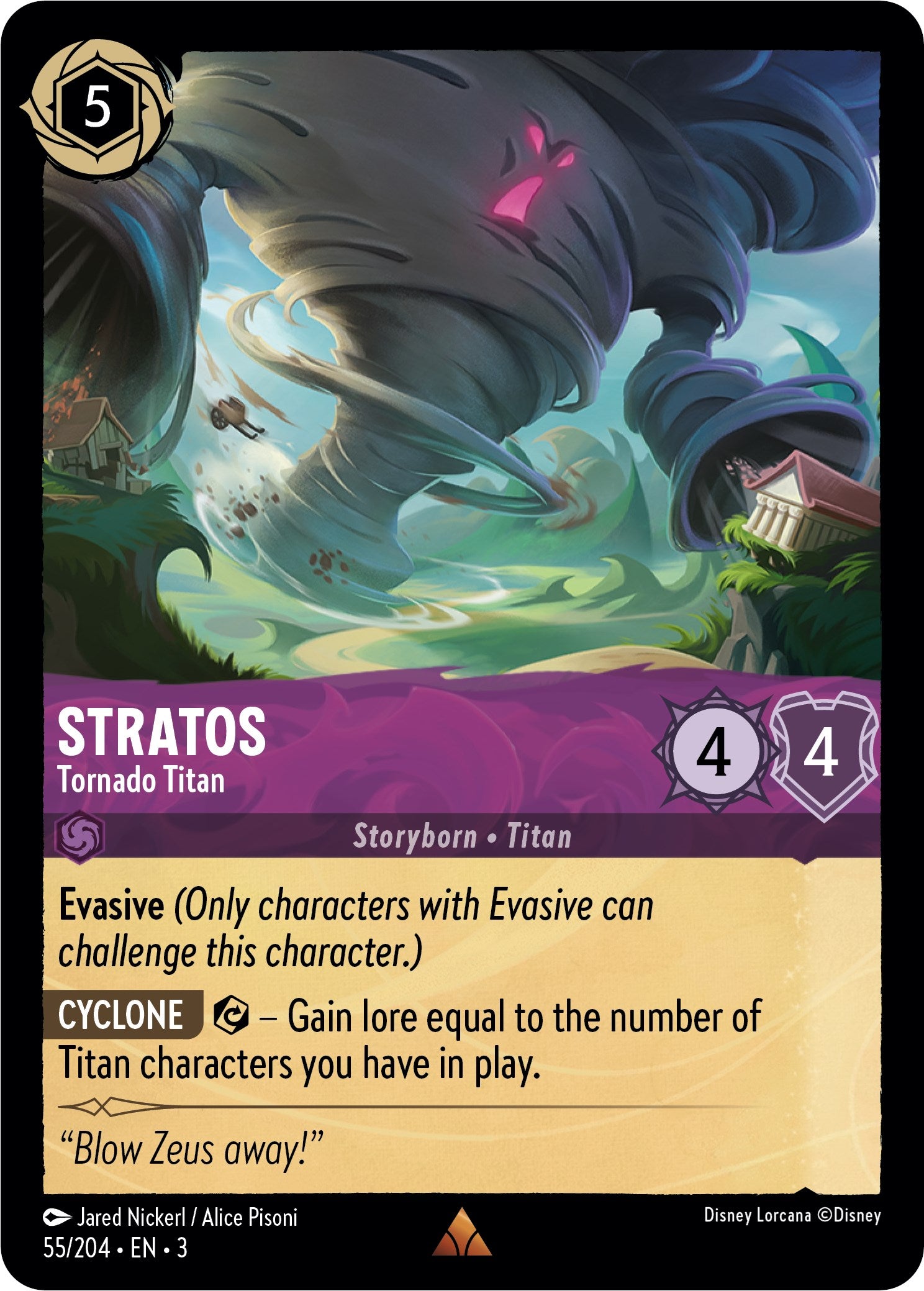 Stratos - Tornado Titan (55//204) [Into the Inklands] | Empire Gaming NC