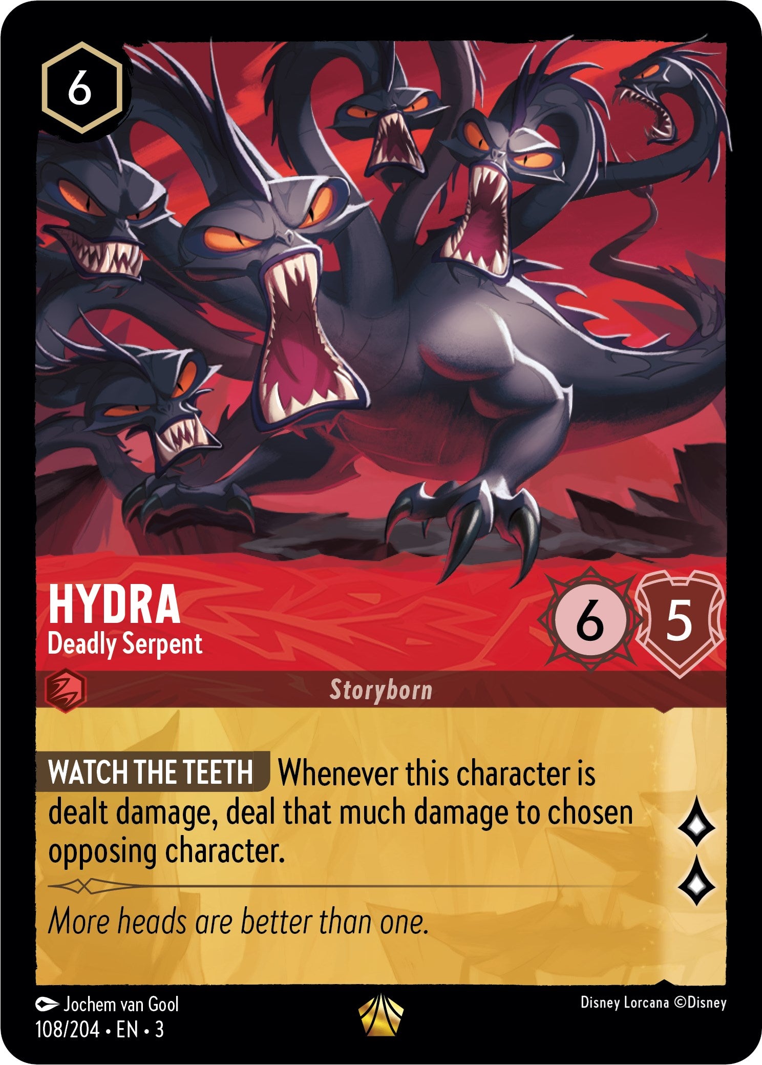 Hydra - Deadly Serpent (108/204) [Into the Inklands] | Empire Gaming NC