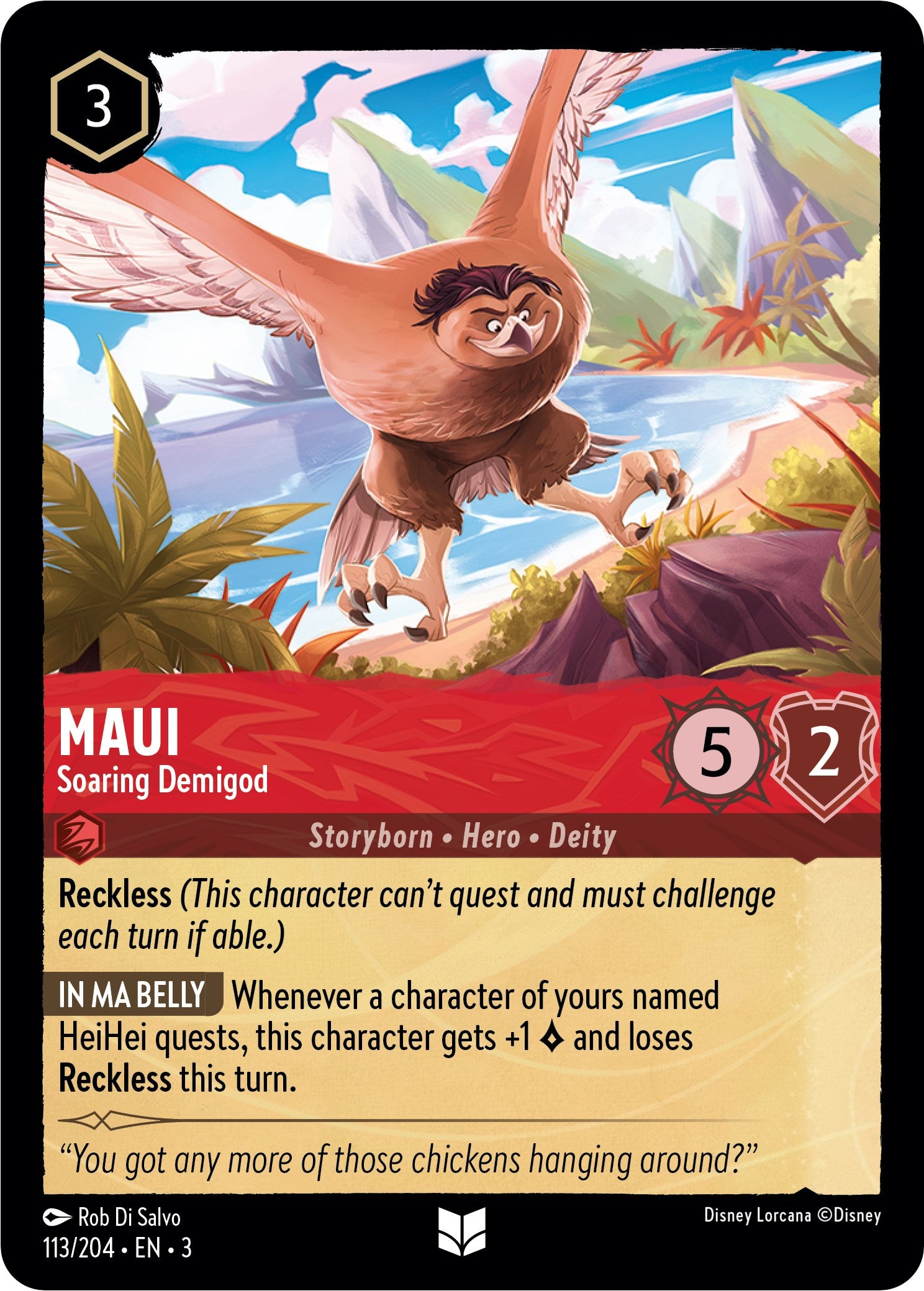 Maui - Soaring Demigod (113//204) [Into the Inklands] | Empire Gaming NC