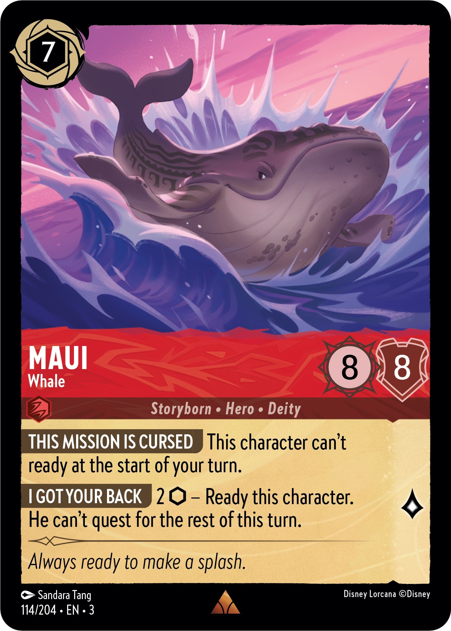 Maui - Whale (114//204) [Into the Inklands] | Empire Gaming NC