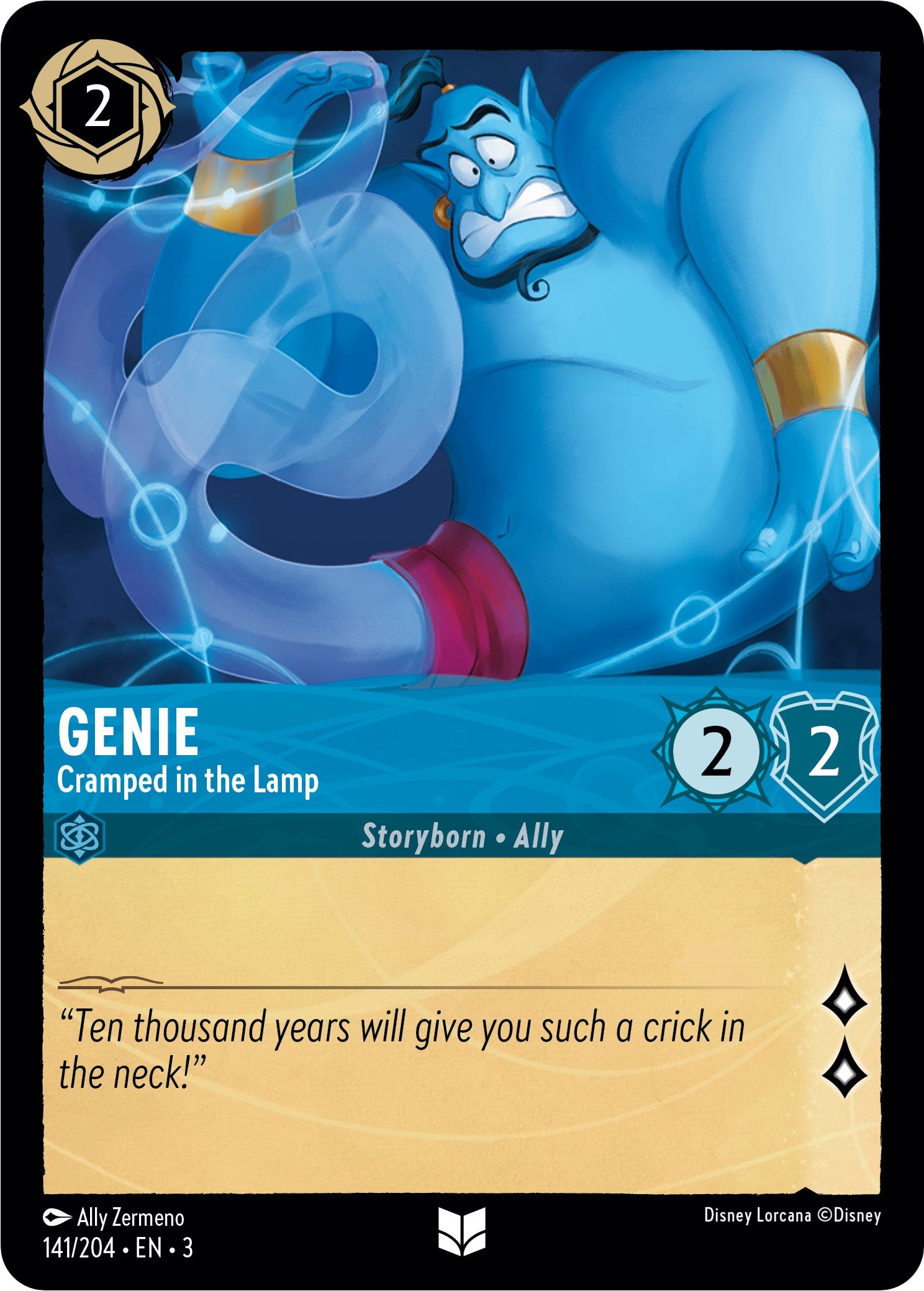 Genie - Cramped in the Lamp (141//204) [Into the Inklands] | Empire Gaming NC