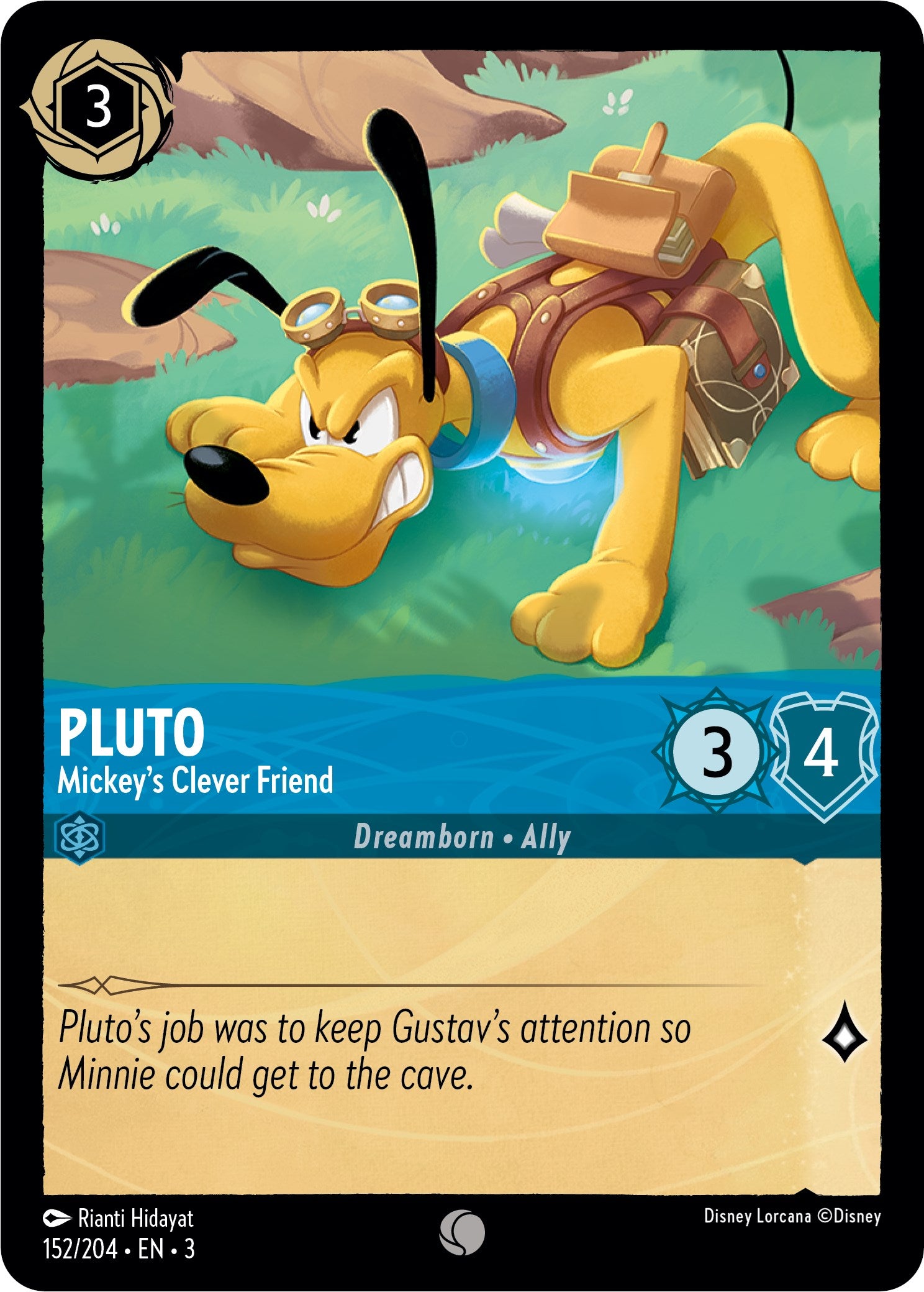 Pluto - Mickey's Clever Friend (152/204) [Into the Inklands] | Empire Gaming NC