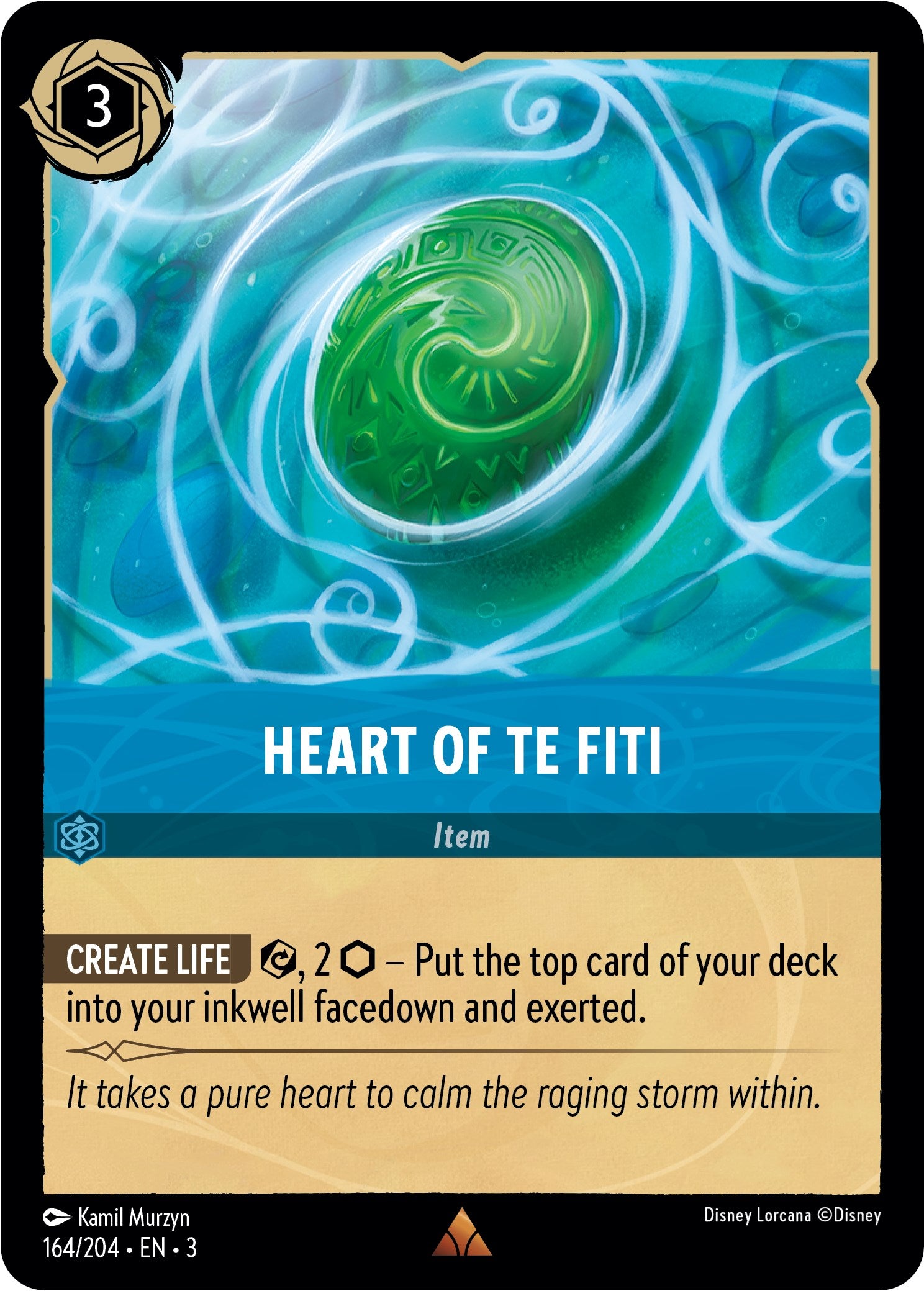 Heart of Te Fiti (164//204) [Into the Inklands] | Empire Gaming NC