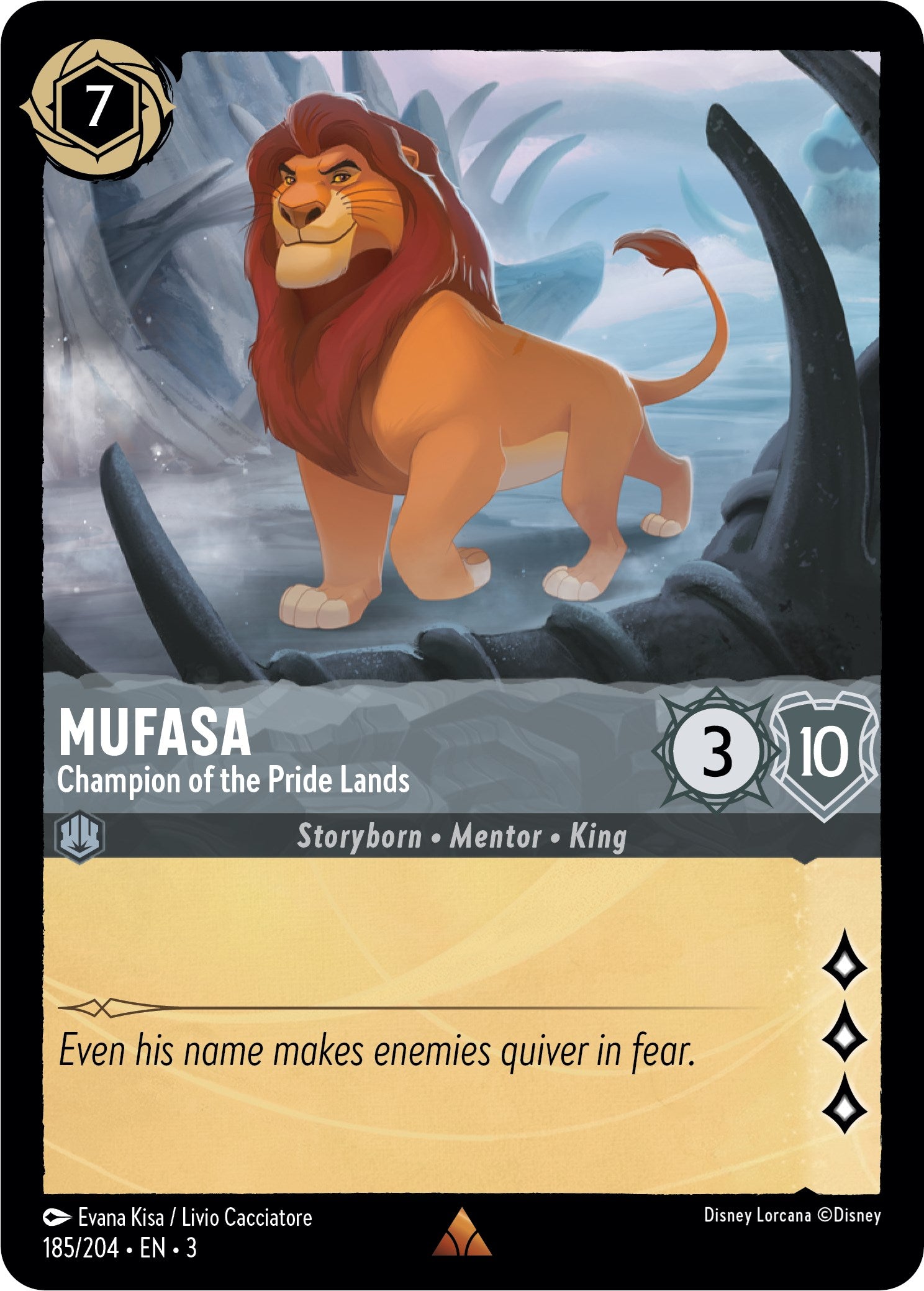 Mufasa - Champion of the Pride Lands (185/204) [Into the Inklands] | Empire Gaming NC