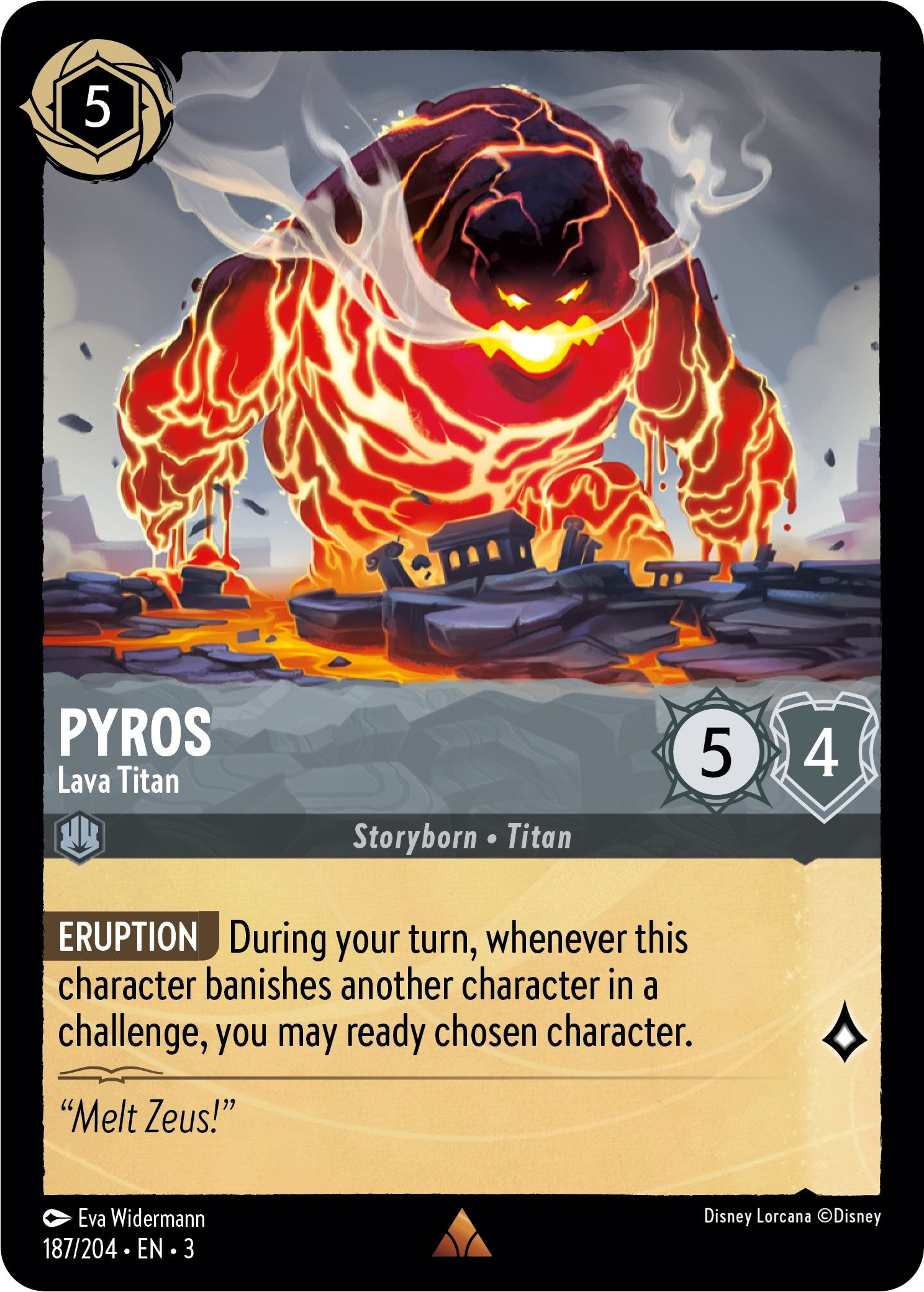 Pyros - Lava Titan (187/204) [Into the Inklands] | Empire Gaming NC