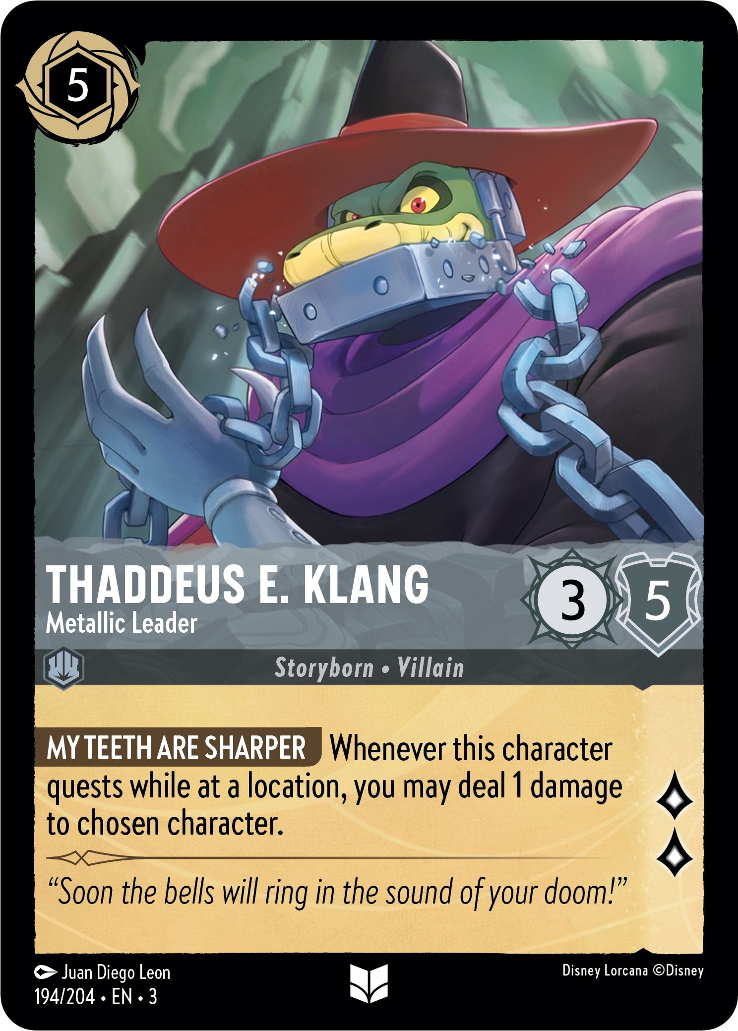 Thaddeus E. Klang - Metallic Leader (194/204) [Into the Inklands] | Empire Gaming NC