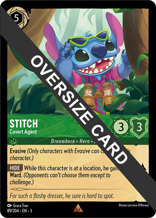 Stitch - Covert Agent (Oversized) (89//204) [Into the Inklands] | Empire Gaming NC