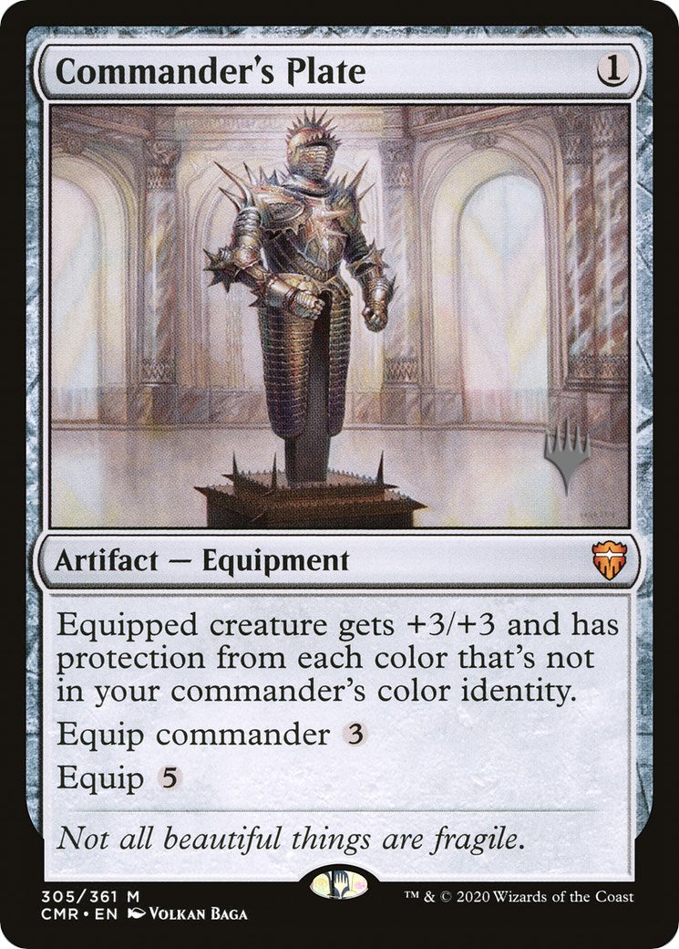 Commander's Plate (Promo Pack) [Murders at Karlov Manor Promos] | Empire Gaming NC