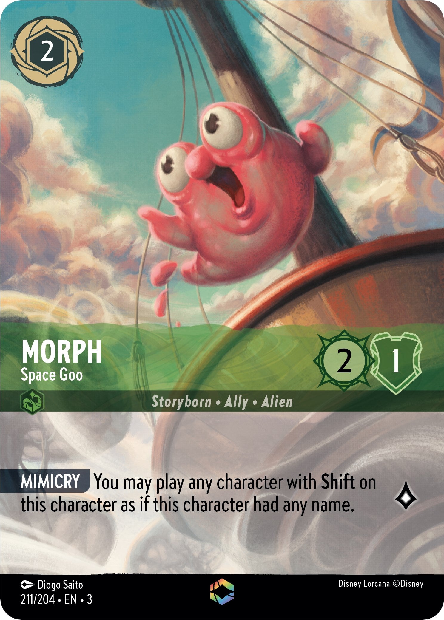 Morph - Space Goo (Alternate Art) (211/204) [Into the Inklands] | Empire Gaming NC