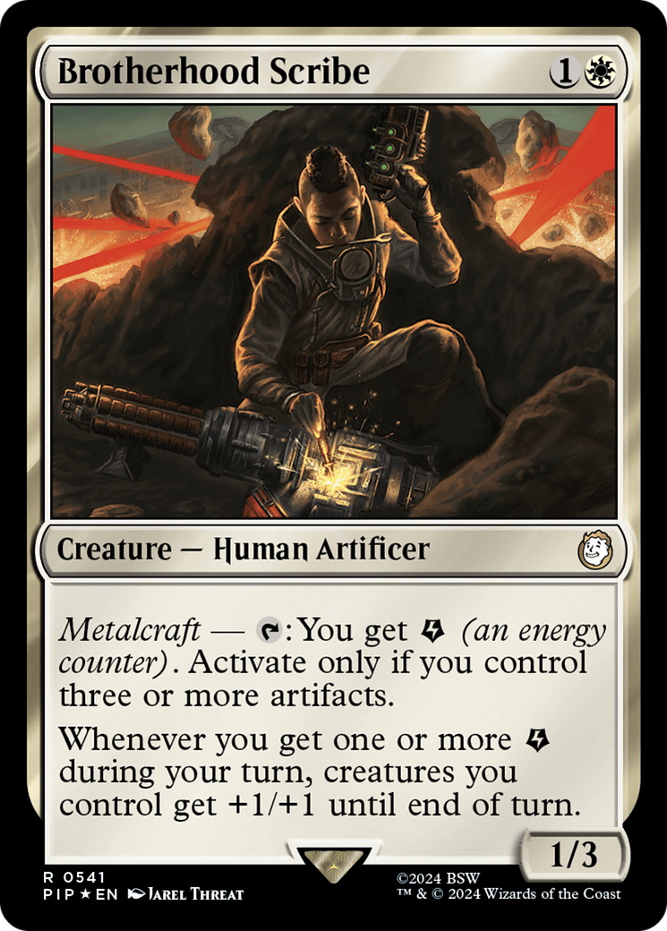 Brotherhood Scribe (Surge Foil) [Fallout] | Empire Gaming NC