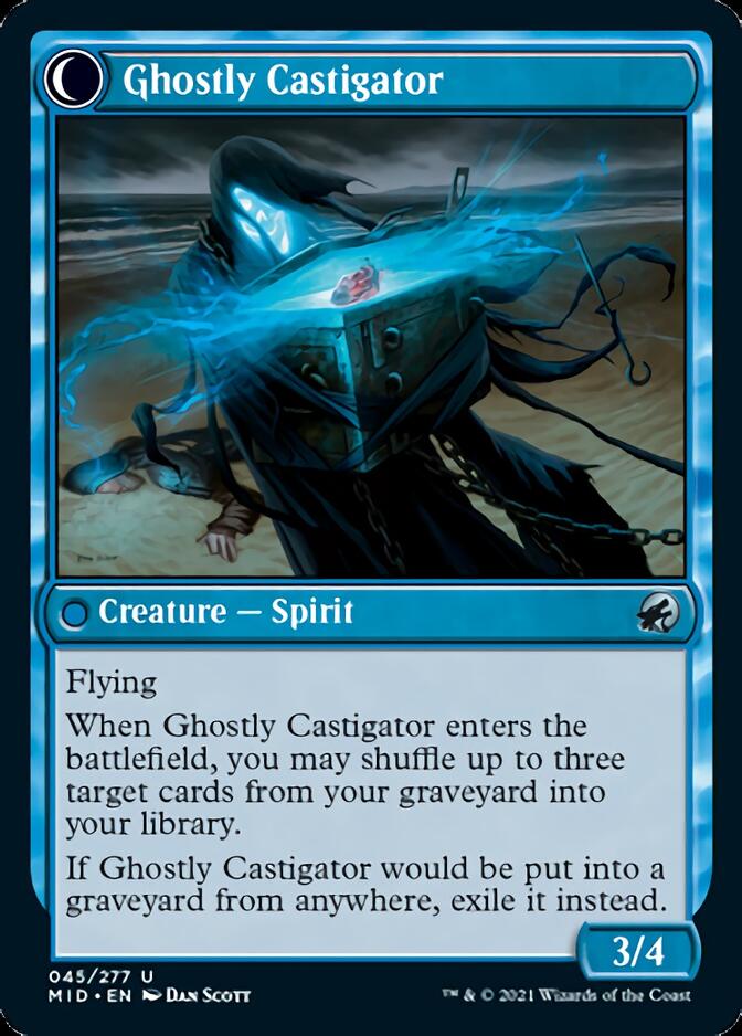 Covetous Castaway // Ghostly Castigator [Innistrad: Midnight Hunt] | Empire Gaming NC