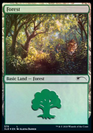 Forest (Cats) (576) [Secret Lair Drop Promos] | Empire Gaming NC