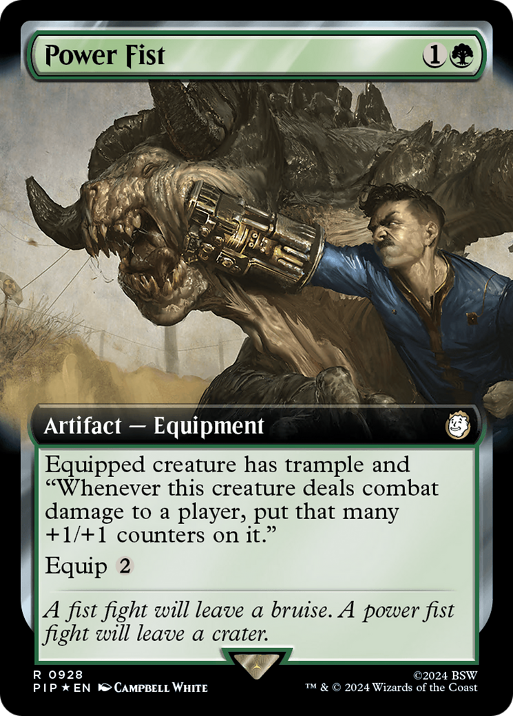 Power Fist (Extended Art) (Surge Foil) [Fallout] | Empire Gaming NC