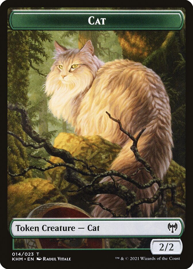 Treasure // Cat Double-Sided Token [Kaldheim Tokens] | Empire Gaming NC